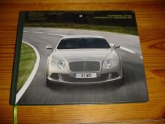 BENTLEY CONTINENTAL GT &  CONTINENTAL CONVERTIBLE W12 2012 brochure
