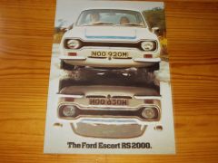 FORD ESCORT RS2000 BROCHURE