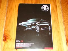 MG6 GT 2012 brochure