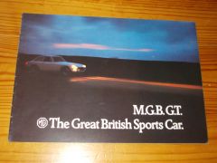 MG MGB GT1972 brochure