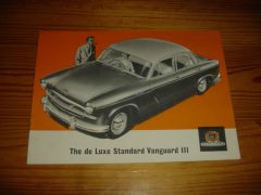 STANDARD VANGUARD III 1958 brochure