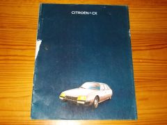 Citroen CX 1976 brochure www.carbrochures.cba.pl