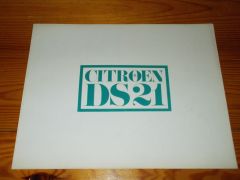 Citroen DS21 1967 brochures