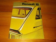 RENAULT 16 1972 BROCHURE