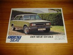 FIAT SEAT 124DLS 1977 brochure