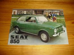 SEAT 850 1972 brochure