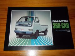 DAIHATSU 360 CAB 1972 BROCHURE