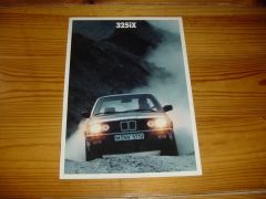 BMW 325 iX 1987 brochure