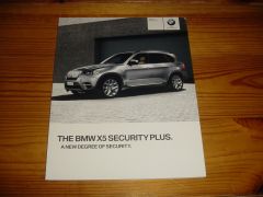 BMW X5 SECURITY PLUS 2010 brochure