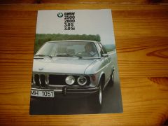 BMW 2500,2800,3.0S,3.0Si - 1974 brochure