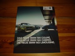 BMW M3 LIMOUSiNE & M4 COUPE & M4 CABRIO brochure