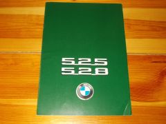 BMW 525,528 1976 brochure