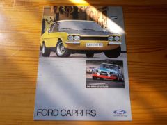 FORD CAPRI RS 1972 brochure