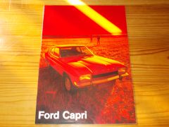 FORD CAPRI 1972 brochure
