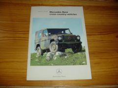 MERCEDES CROSS-COUNTRY VEHICLES 1998 brochure