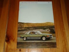 Mercedes 280SLC, 380SLC, 500SLC 1981 brochure