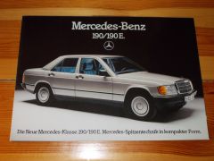 MERCEDES 190/190E 1983 brochure