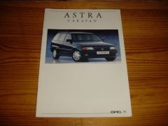 OPEL ASTRA CARAVAN 1991 brochure