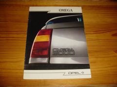 OPEL OMEGA 3000 1987 brochure