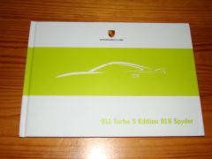 PORSCHE 911 Turbo S Edition 918 Spyder brochure