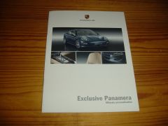 PORSCHE PANAMERA EXCLUSIVE brochure