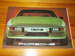 PORSCHE  924 - 1977 brochure