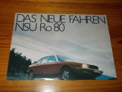 NSU RO80 brochure