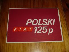 POLSKI FIAT 125p brochure
