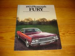 PLYMOUTH FURY 1973  brochure