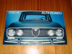 Alfa Romeo 1750 brochue