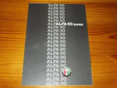 ALFA ROMEO 90 SUPER brochure