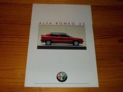 ALFA ROMEO 33 - 1986' brochure
