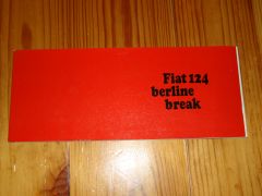 Fiat 124 Berline/Break brochure