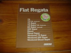 FIAT REGATA 1985 brochure