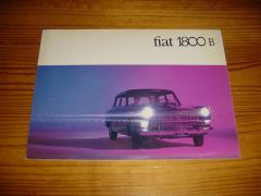 FIAT 1800B 1964 brochure