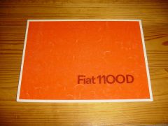 FIAT 1100D 1964 brochure