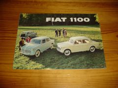 FIAT 1100 1961 brochure