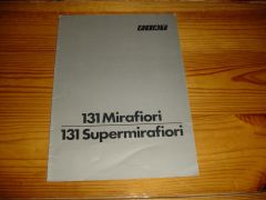FIAT 131 MIRAFIORI & 131 SUPERMIRAFIORI 1979 brochure