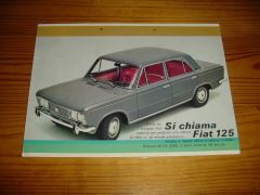 FIAT 125 1967 brochure