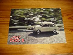 FIAT 600D brochure