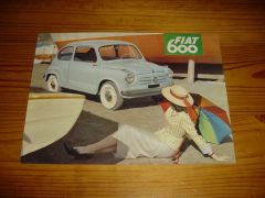 FIAT 600 1957 brochure