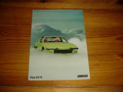 FIAT X1/9 1973 brochure