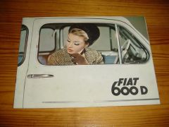FIAT 600D 1965 brochure