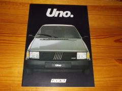 FIAT UNO - 1986' brochure